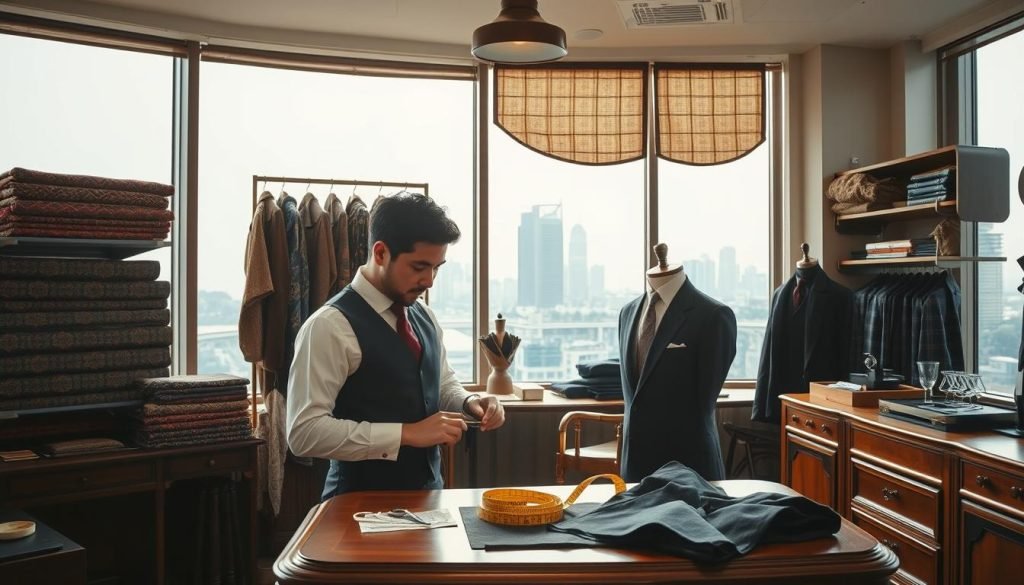 bespoke suit tailoring in Singapore