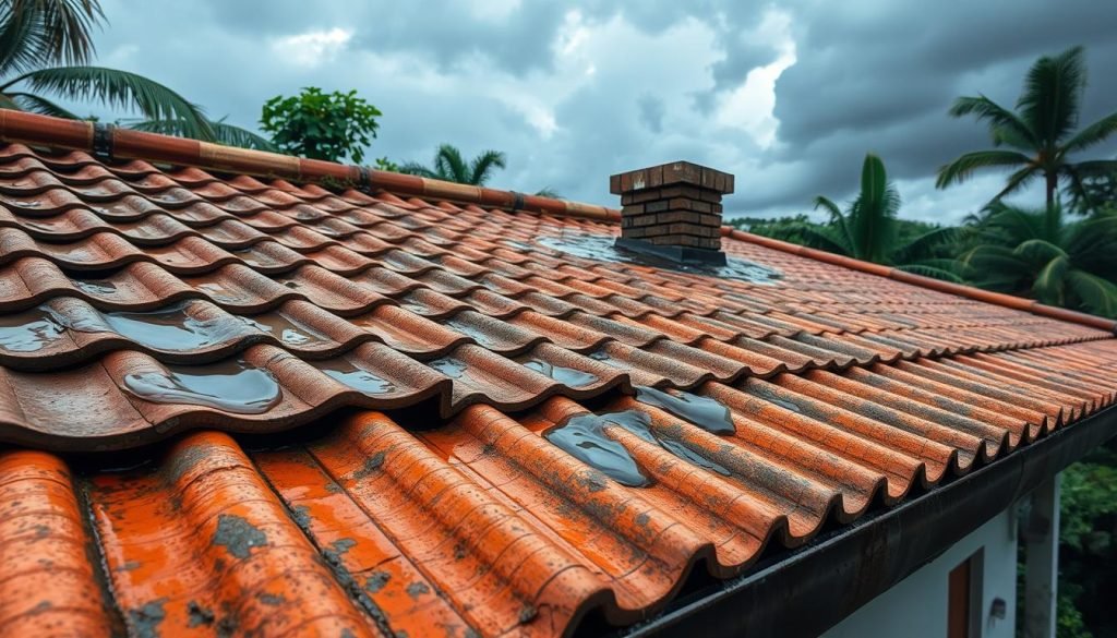 causes of roof leakage