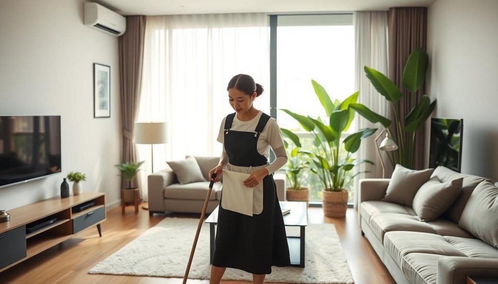 part time maid service in Singapore