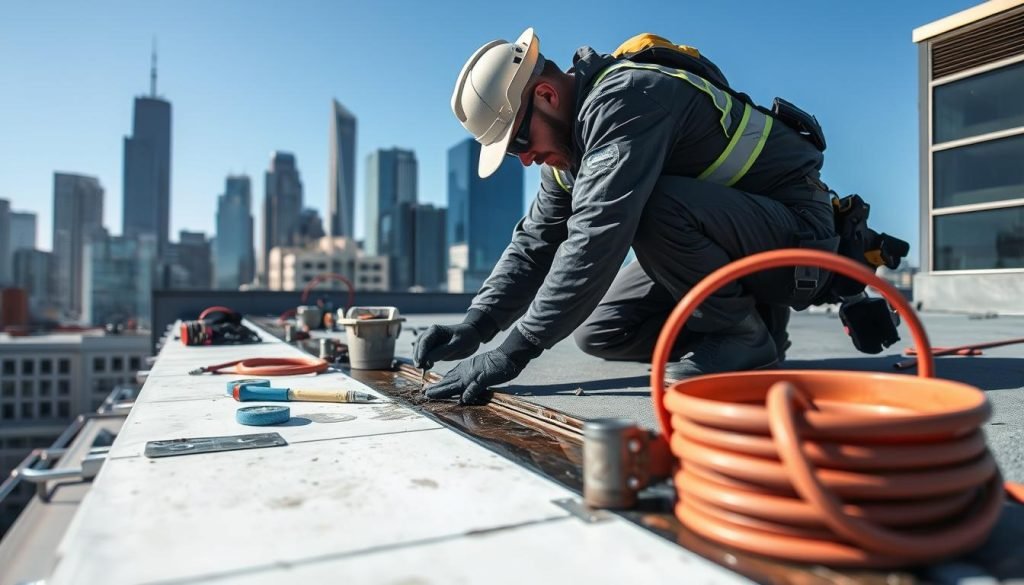 professional roof leak fix