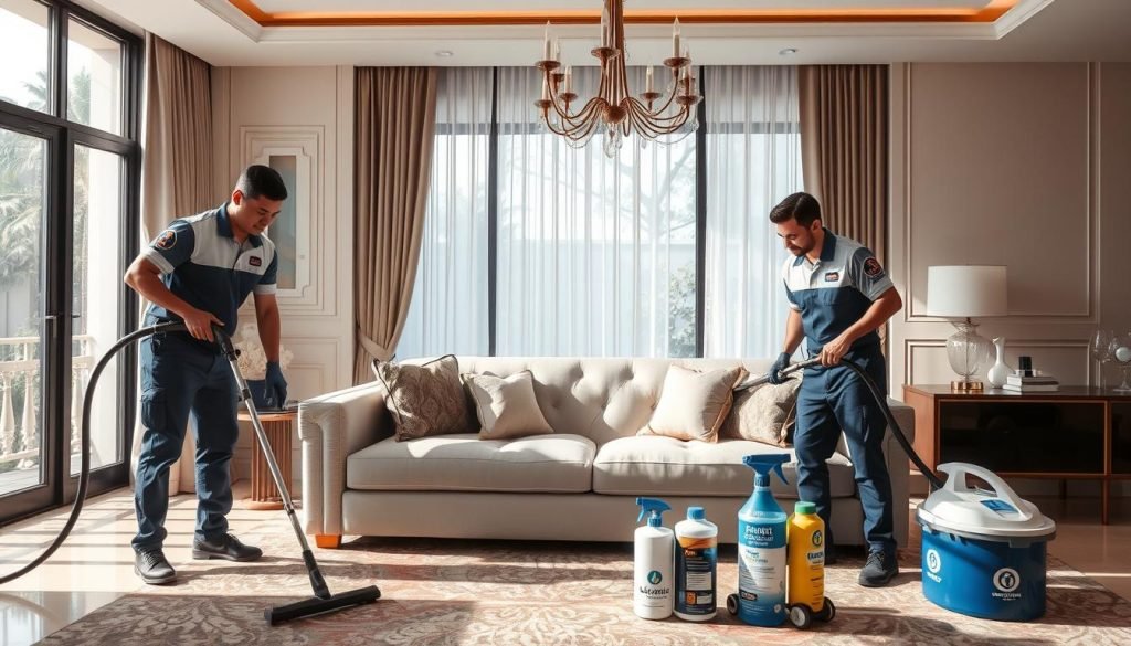 professional upholstery cleaners in Singapore