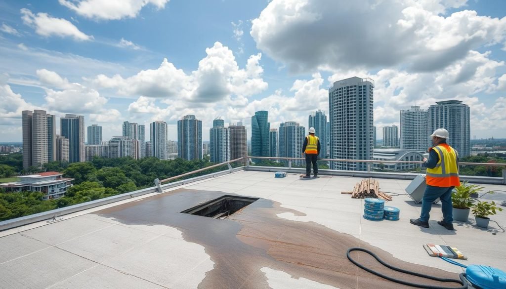 roof leakage repair Singapore