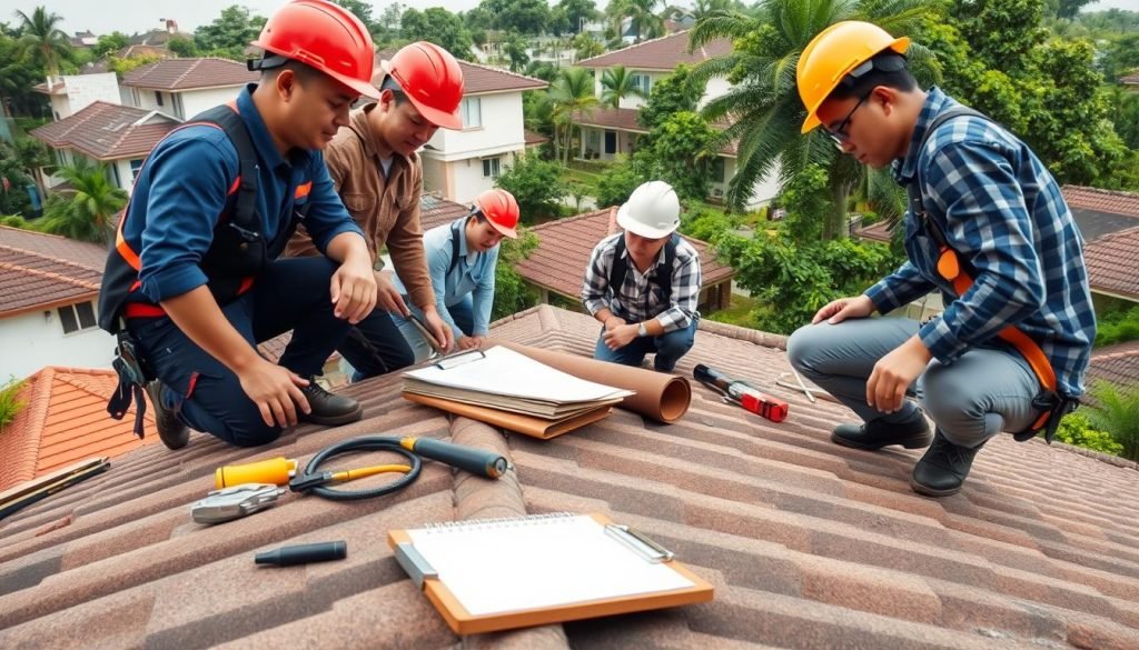 choosing roofing contractor