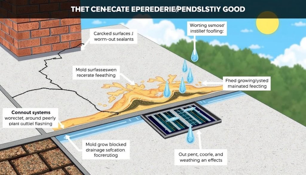 common causes of water penetration