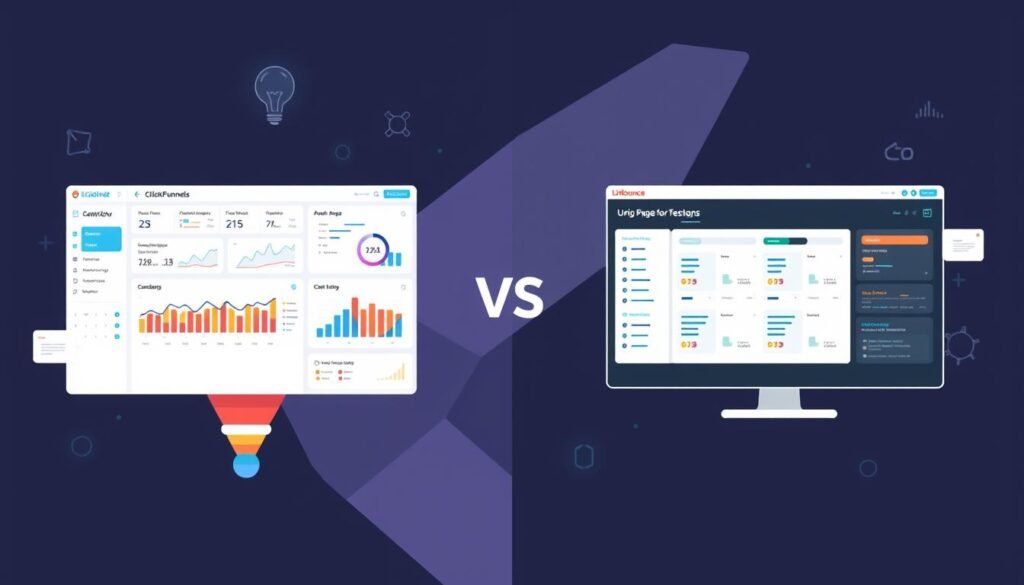 A/B testing capabilities in ClickFunnels and Unbounce