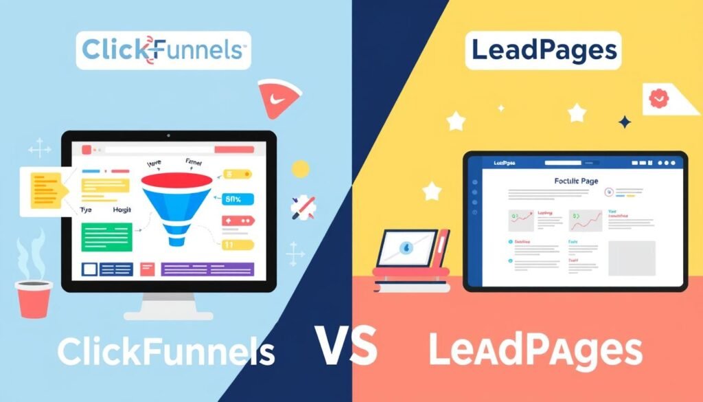 ClickFunnels vs LeadPages functionality comparison