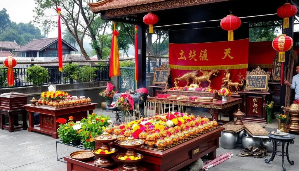 Taoist funeral customs in Singapore dialects