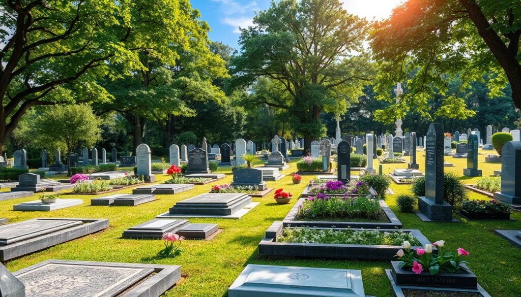 average burial plot cost