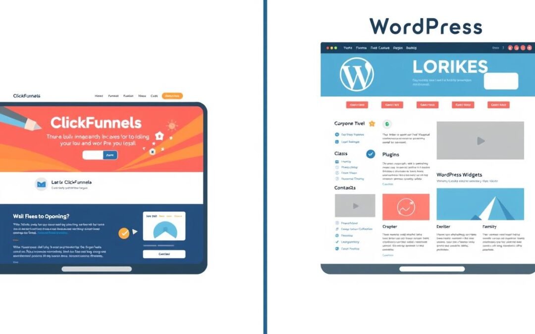 ClickFunnels vs WordPress: Best for Your Site?