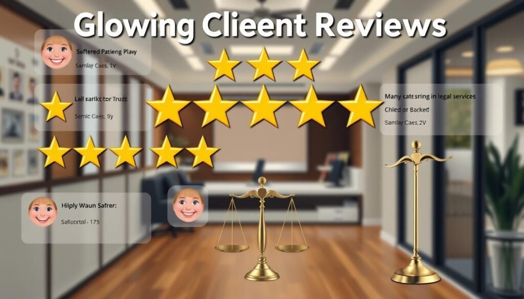 client reviews about lawyer reputation