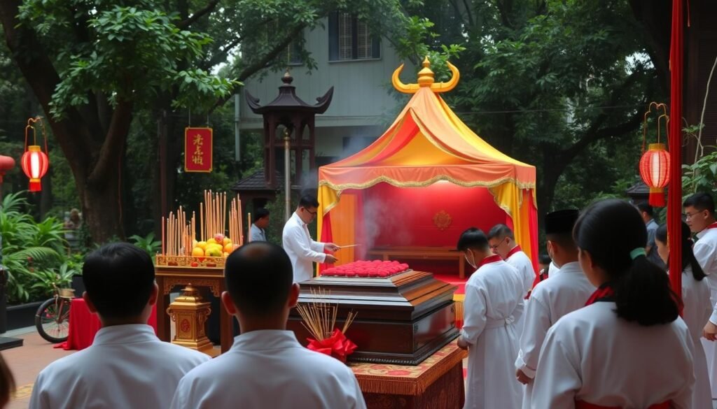 common customs at taoist funerals