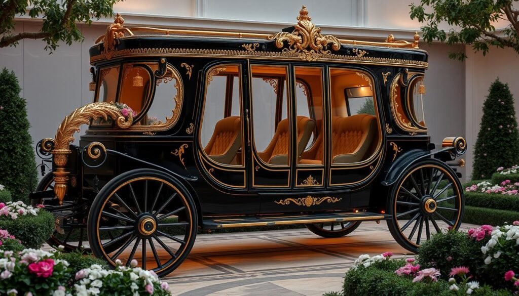 luxurious hearse