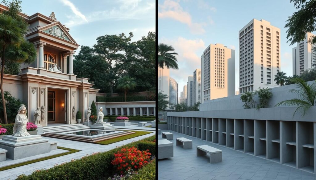 nirvana columbarium vs public columbarium