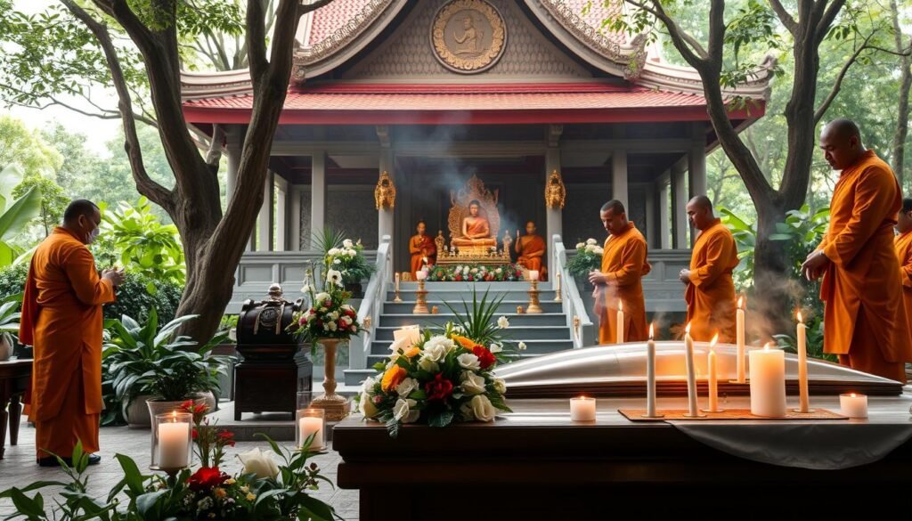 traditional Buddhist funeral practices in Singapore locations