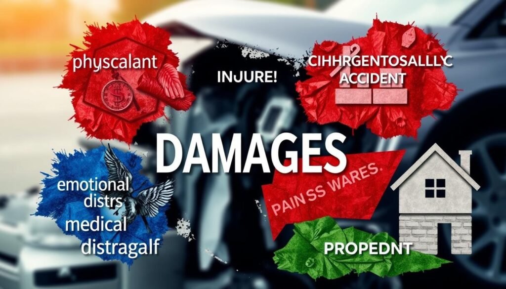 types of damages and pain and suffering in claims