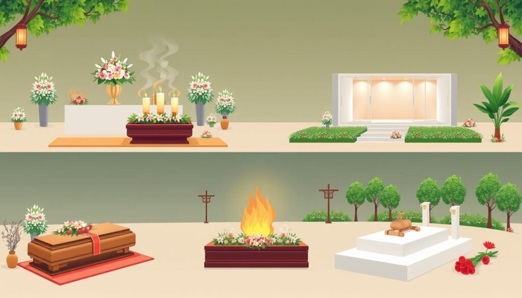 types of funeral services Singapore