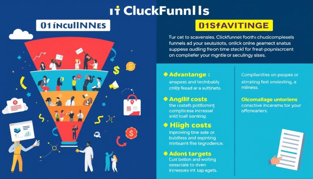 ClickFunnels advantages and disadvantages