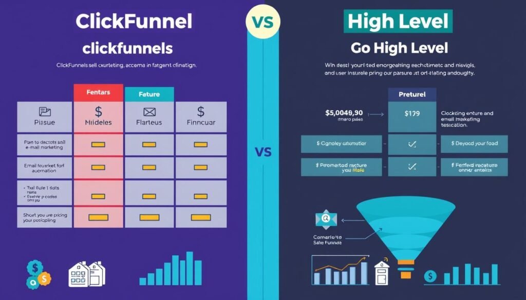 ClickFunnels pricing and Go High Level costs comparison