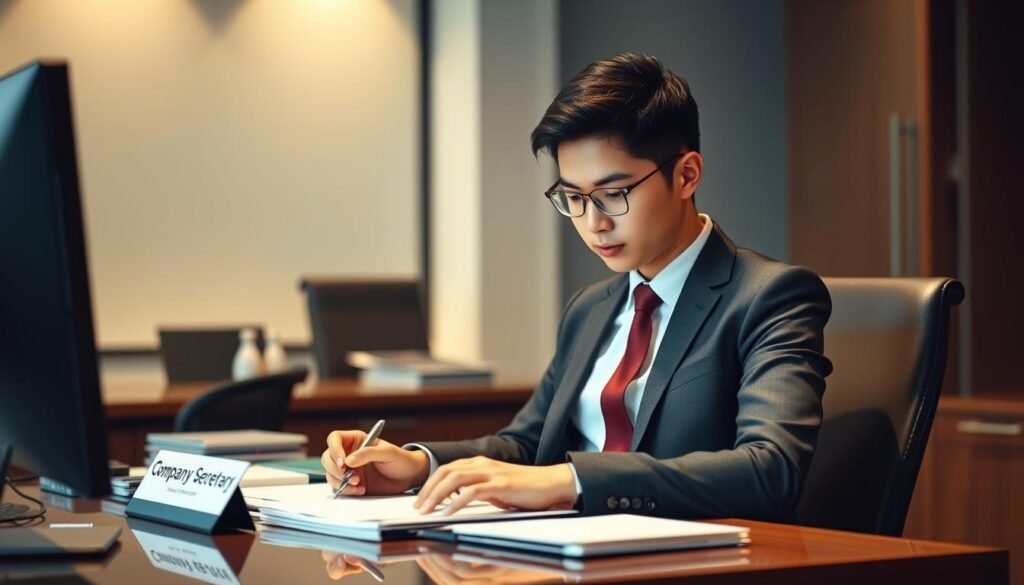 resident company secretary in Singapore