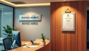business address and ACRA registration