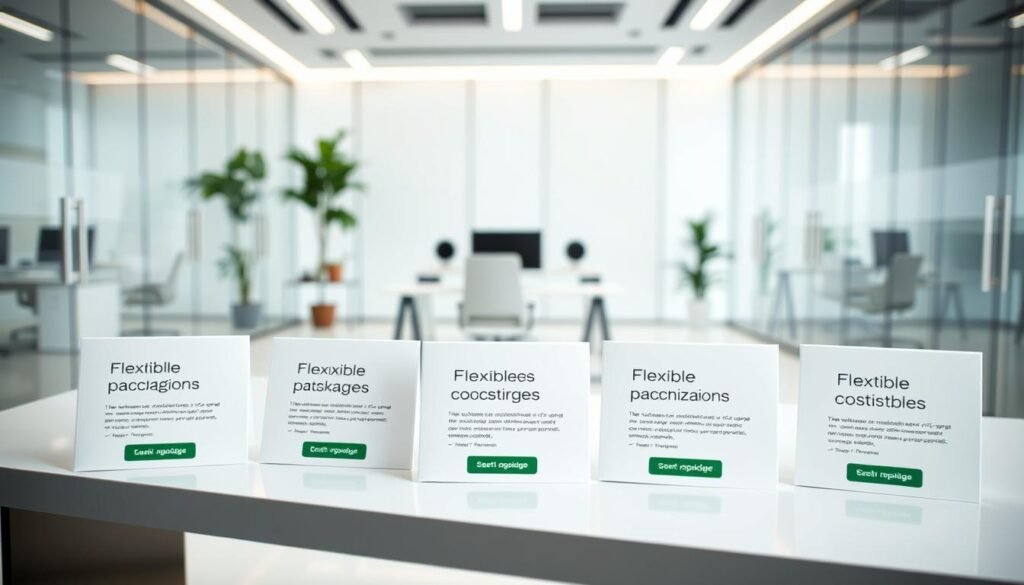 flexible package options