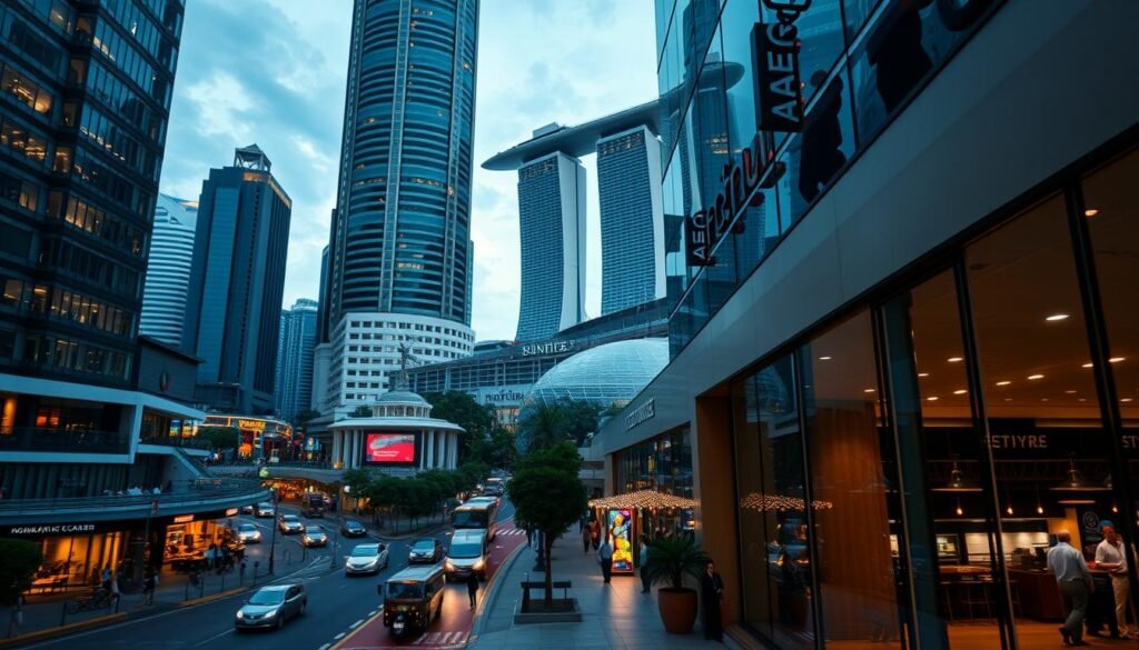 strategic office location in Singapore