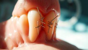 how long for stitches to dissolve after tooth extraction