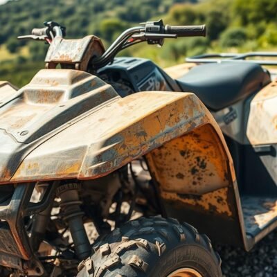 how to restore faded plastic on atv