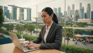 digital nomad running singapore company