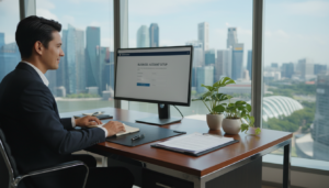 how long to open business bank account singapore