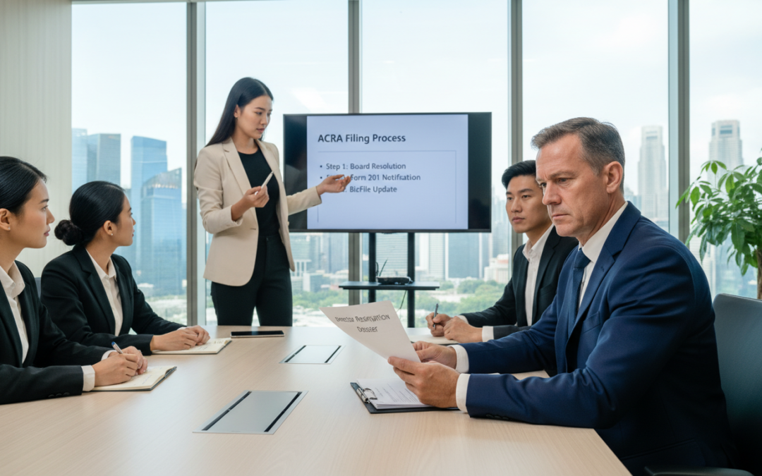 resign director singapore acra filing