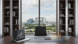 virtual office singapore premium vs economy plan