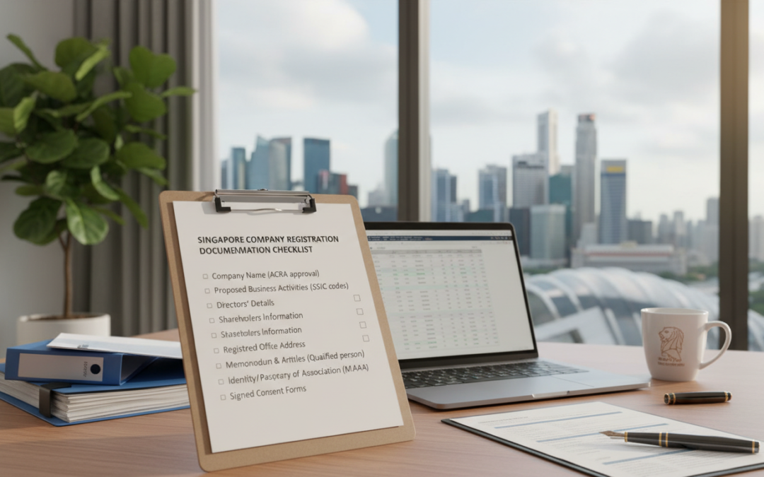 singapore company registration documentation checklist