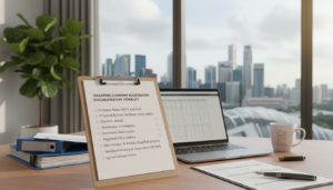 singapore company registration documentation checklist