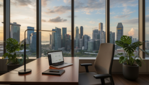 virtual office singapore raffles place address