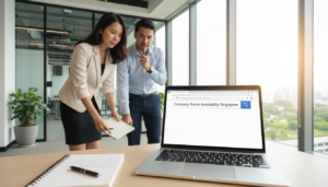 how to check company name availability singapore