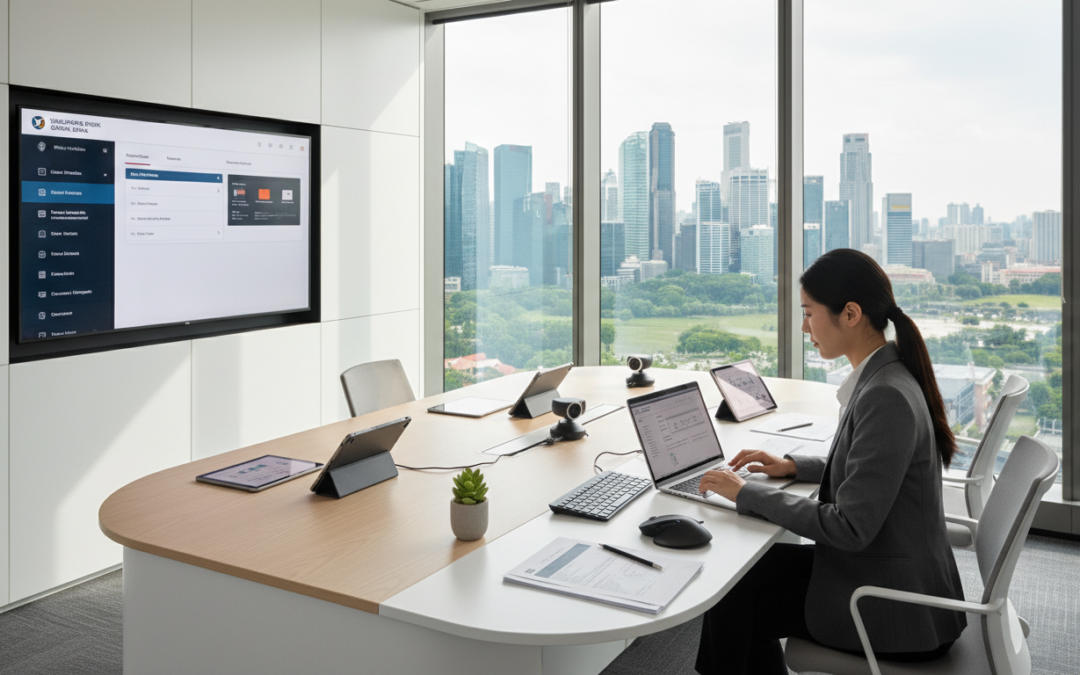 virtual office singapore bank correspondence handling