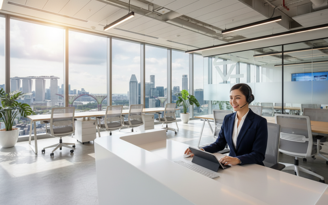 virtual office singapore live receptionist service