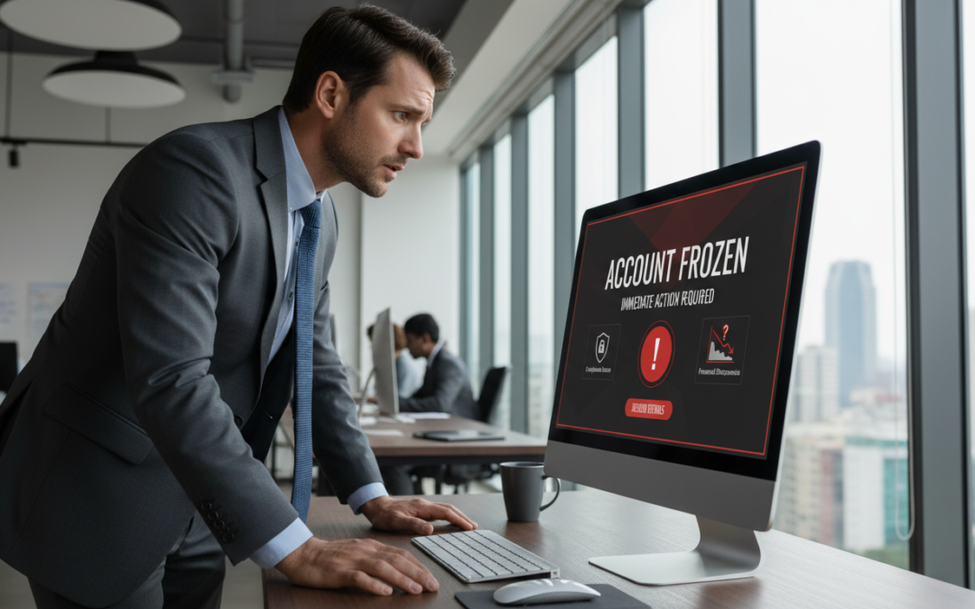 singapore business account frozen reasons