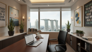 virtual office singapore registered business address rental